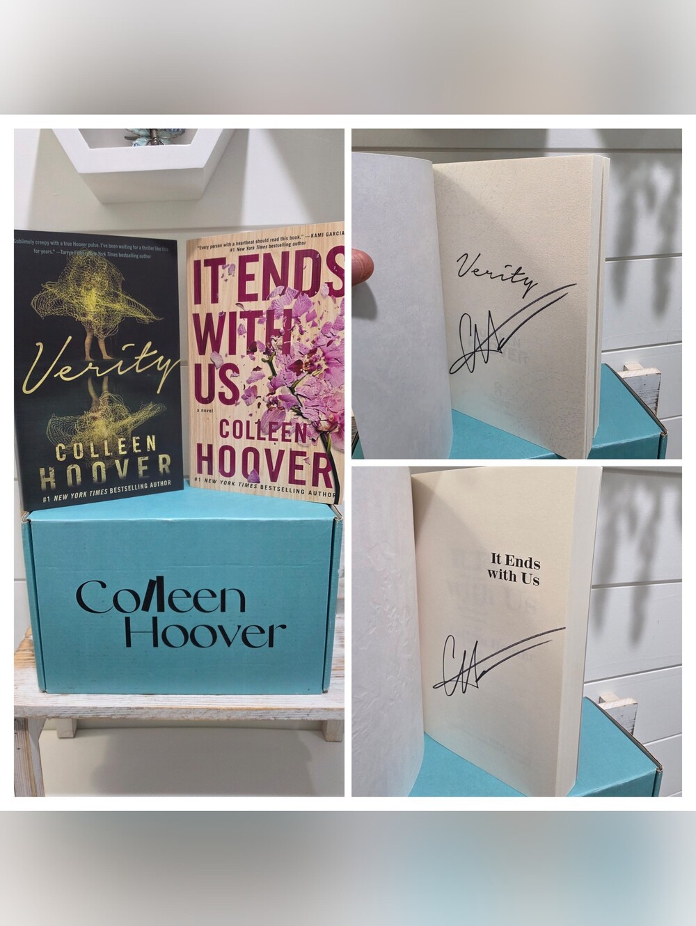 2 Signed Colleen Hoover Books